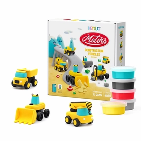 Hey Clay - Construction Vehicles - Series Motors - 12 Can