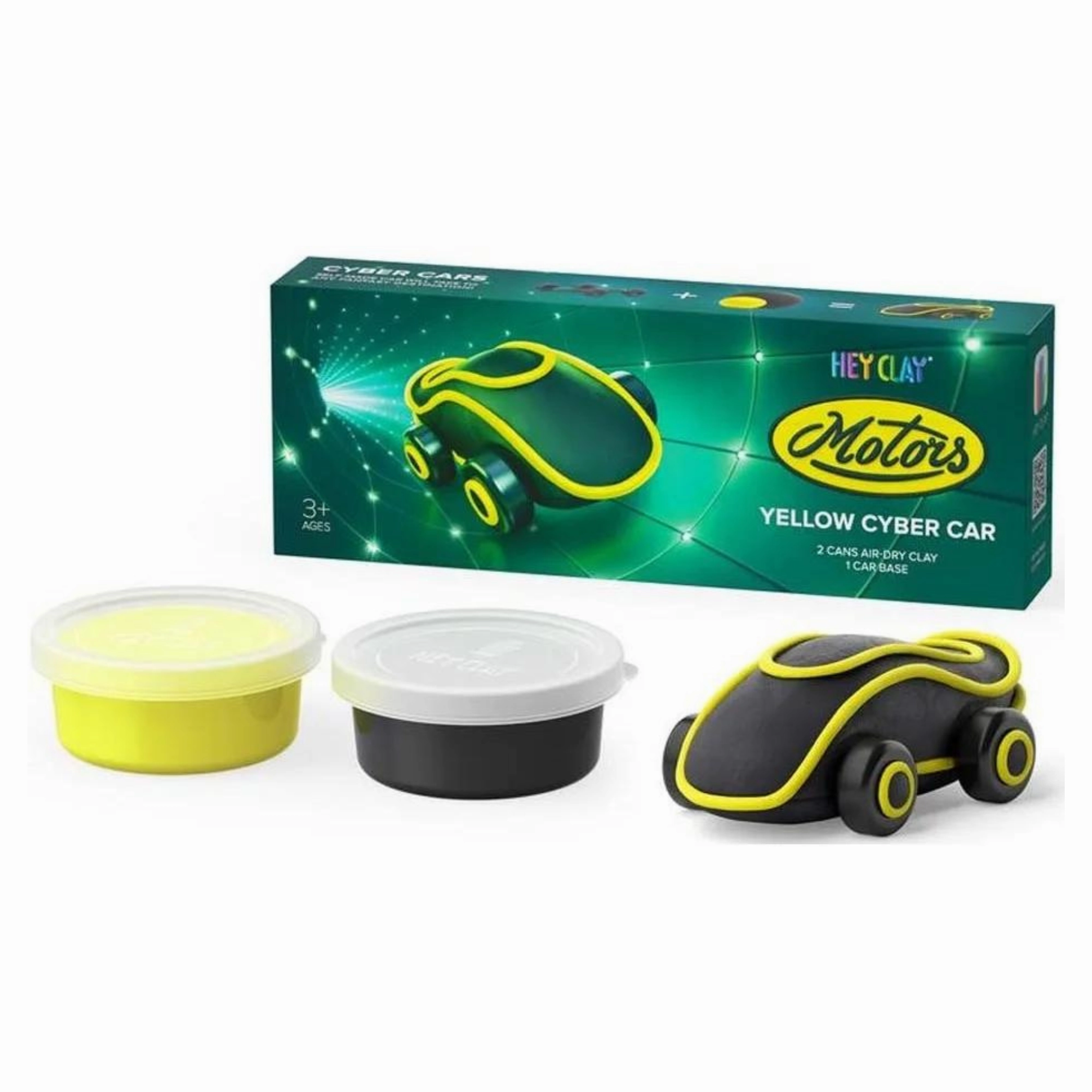 Hey Clay - Cyber Car - Yellow