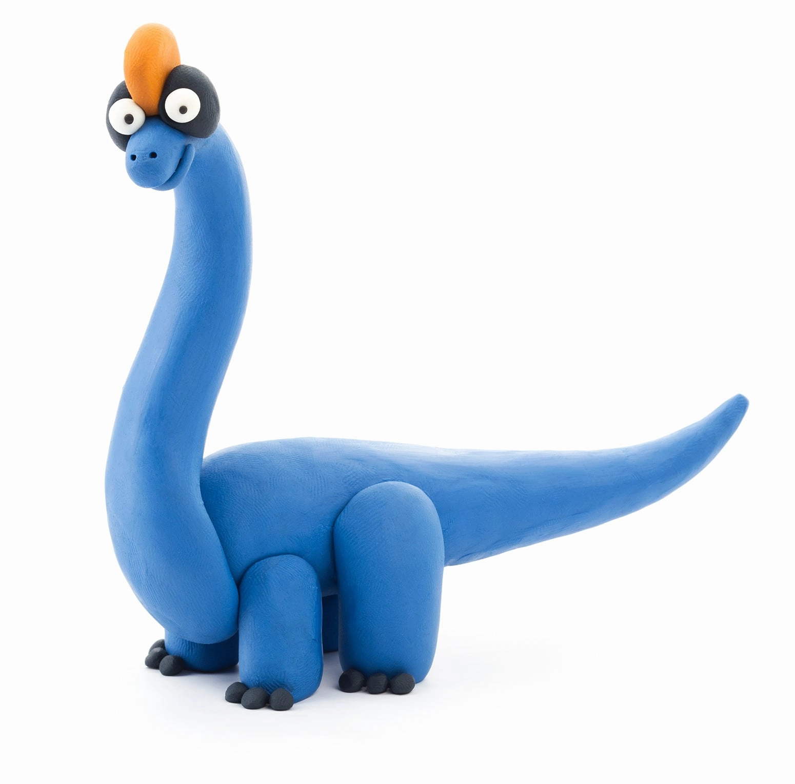 HEY CLAY - DINOS (STEGOSAURUS, PACHYCEPHALOSAURUS, BRACHIOSAURUS), 6 CANS