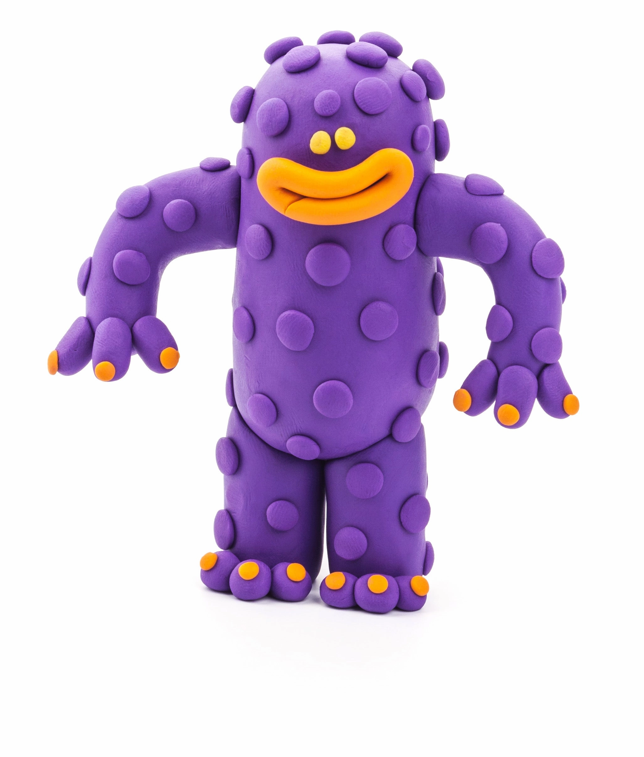 HEY CLAY - MONSTERS, (Cyclops, Terry, Pi) 6 CANS