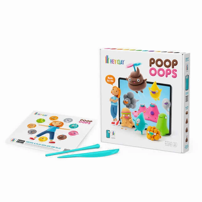 Hey Clay - Poop Oops Air Dry Modeling Clay Kit