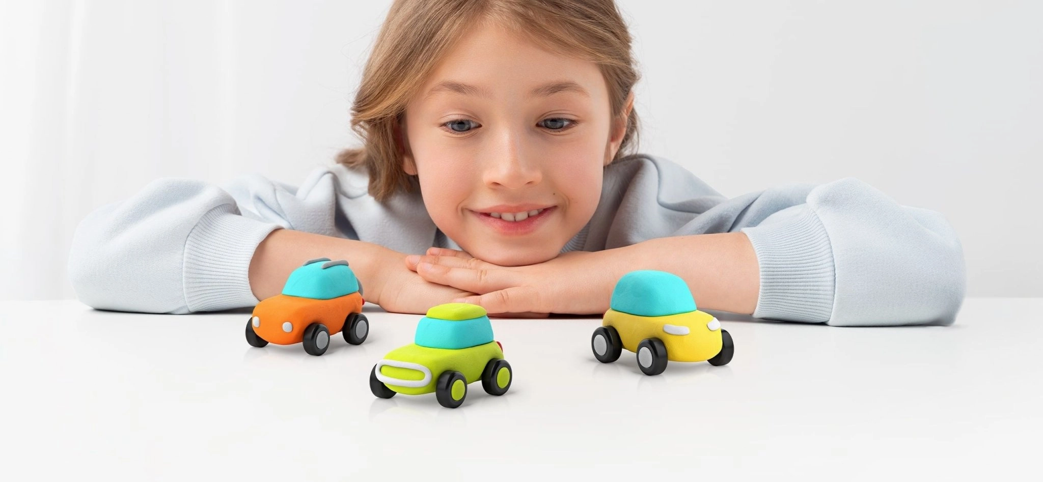Hey Clay Eco Cars Clay Set