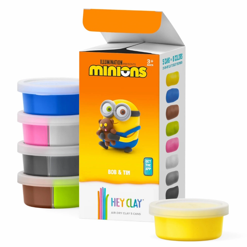 Hey Clay Minions - Bob and Tim, 5 Cans