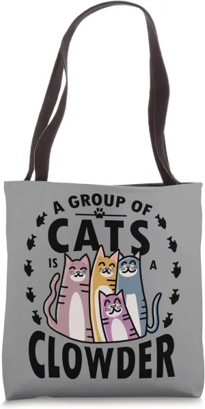 Hilarious Kitties Drawing For Animal Lovers Of Pretty Cats Tote Bag