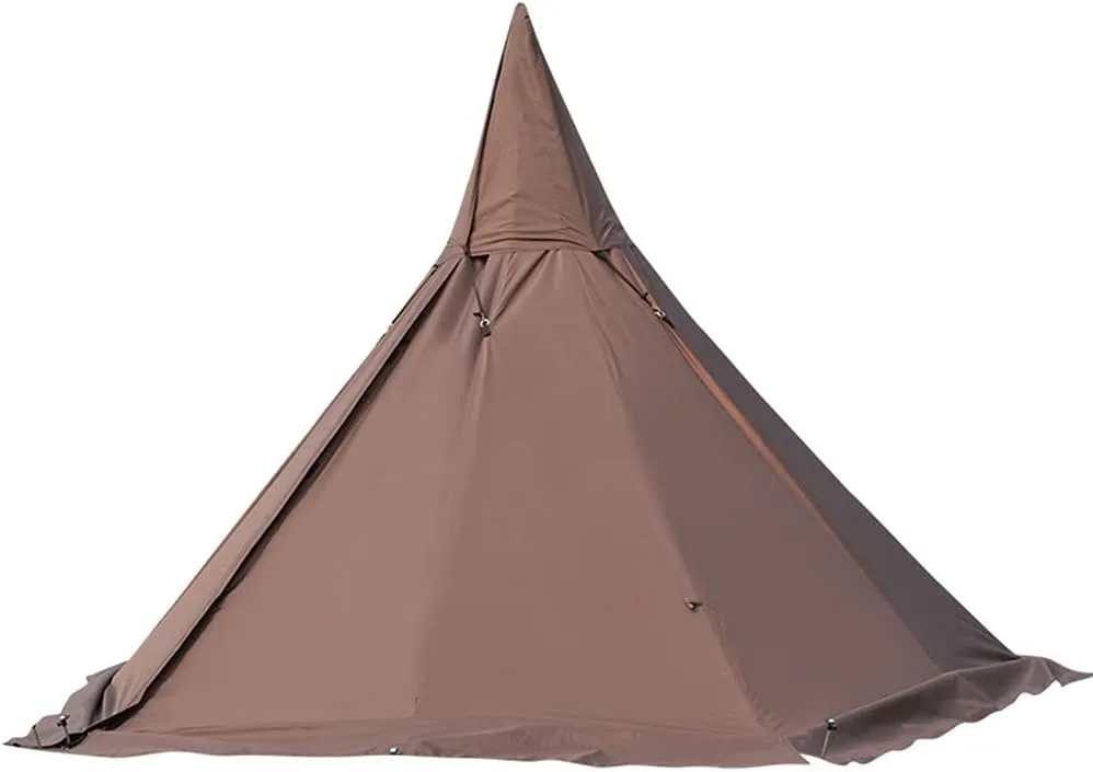 Hot Tent with Stove Jack,4 Season,3-4 Person Outdoor Tipi Tents,Family Teepee Heated Shelter for Camping Backpacking Hunting Fishing Waterproof Wind-Proof
