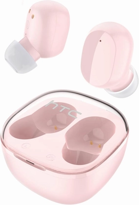 HTC True Wireless Earbuds 6 Bluetooth 5.3 in Ear Stereo Headphones Touch Control with Built-in Microphone, Wireless Noise Cancelling Earbuds 22H Playtime- (US Ship/Delivery 5-7 Days)