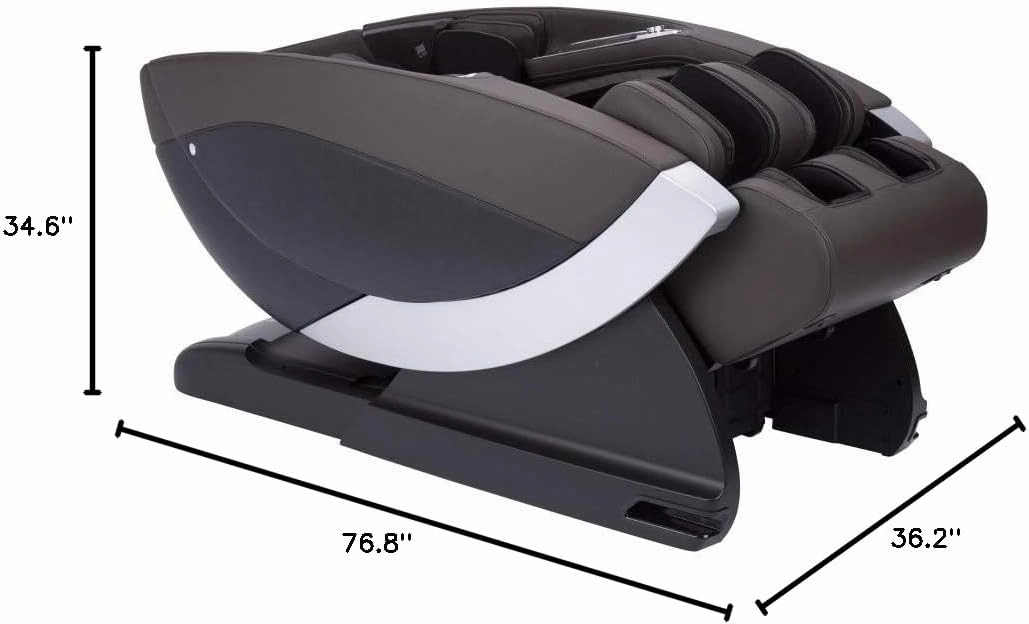 Human Touch Super Novo Zero Gravity Massage Chair - Virtual Therapist w/ Alexa, Cloud Touch Acupressure - 3D & 4D Full Body Massage, Stretch & Deep Tissue for Recovery - 38 Wellness Programs, Espresso