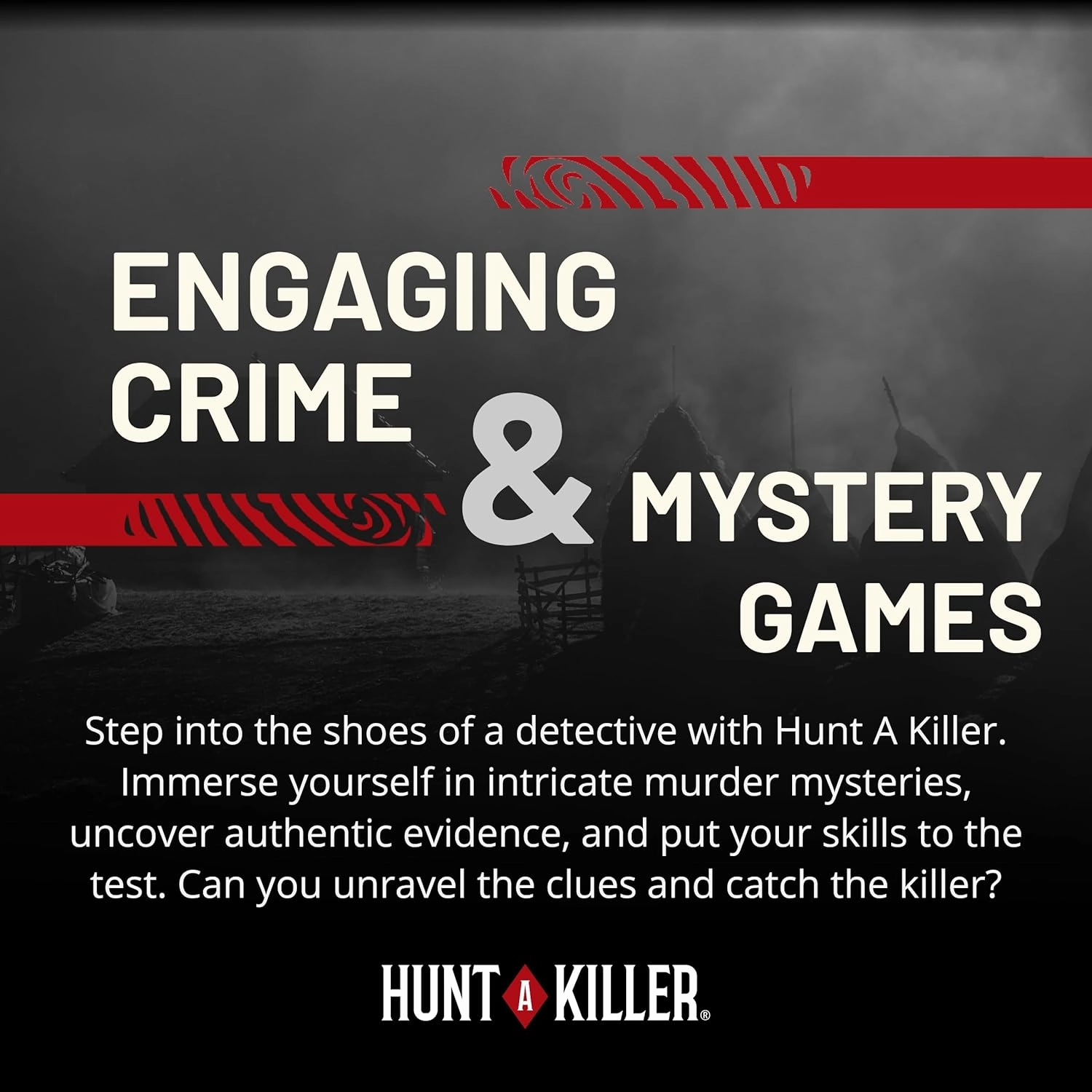 Hunt A Killer Murder at The Motel - an Immersive Murder Mystery Experience - for True Crime Fans with Evidence & Puzzles - Solve Crimes at Date Night or Family Game Night - Age 14 