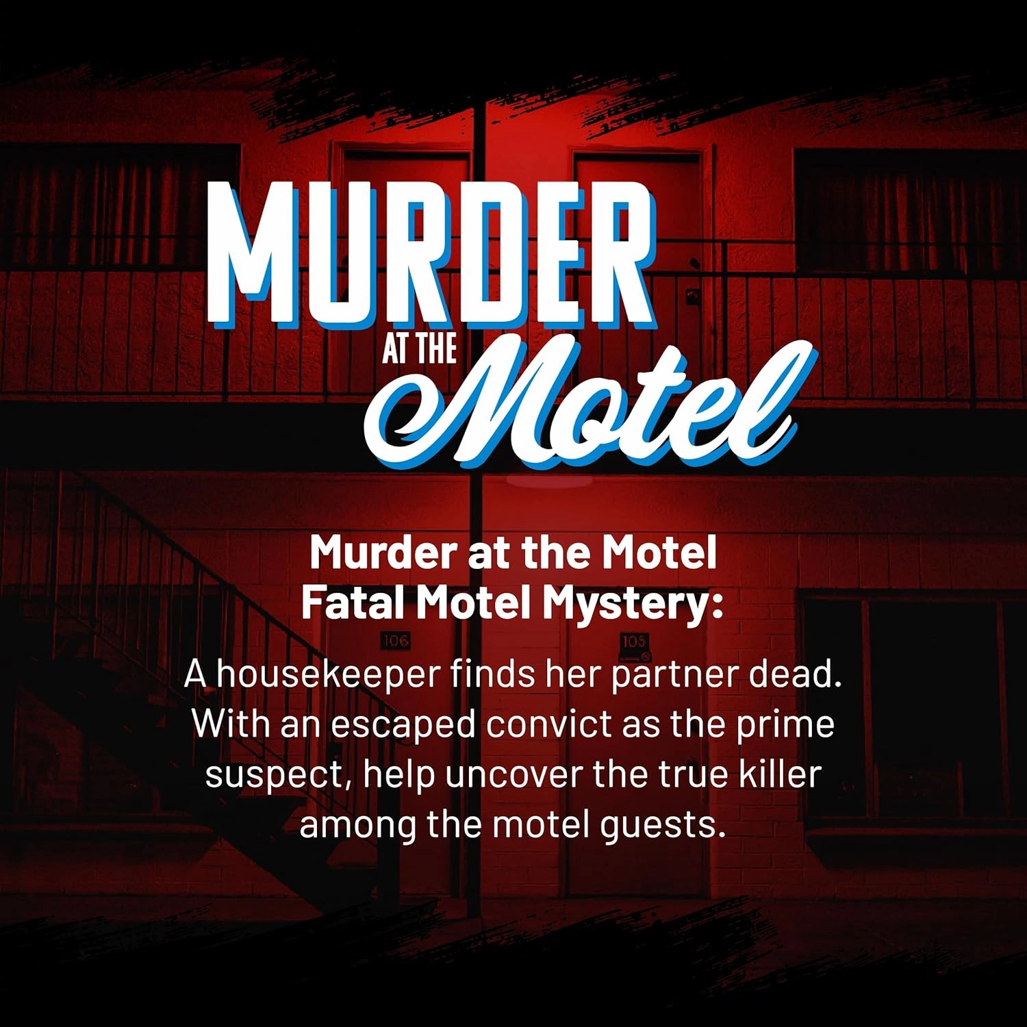Hunt A Killer Murder at The Motel - an Immersive Murder Mystery Experience - for True Crime Fans with Evidence & Puzzles - Solve Crimes at Date Night or Family Game Night - Age 14 