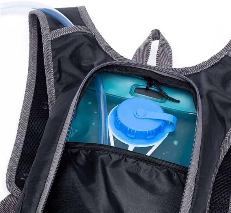 Hydration Pack - Lightweight Running Hydration Backpack For Men Women Hydration Backpack With Storage For Cycling, Hiking, Running, Climbing,Camping, Biking 2L Hydration Bladder Included(AL3601Black)