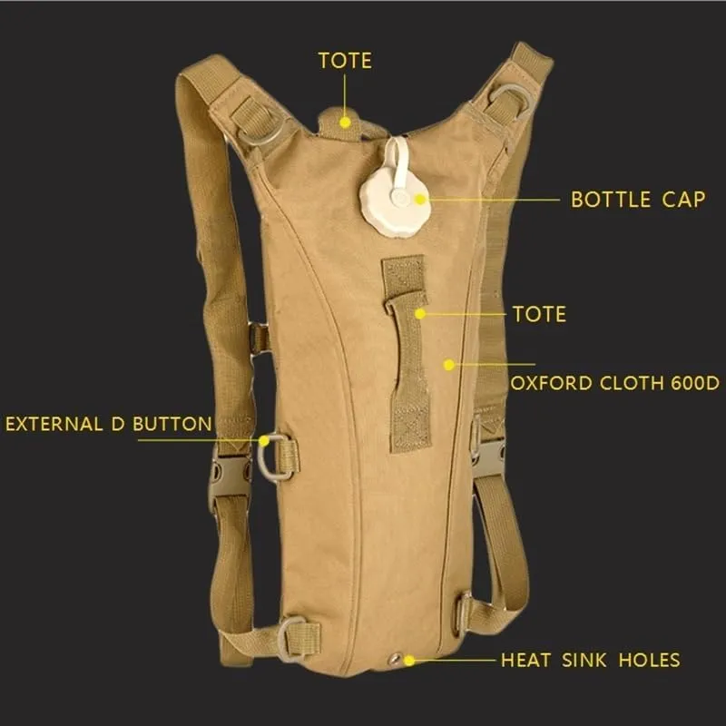 Hydration Pack - Lightweight Running Hydration Backpack For Men Women Hydration Backpack With Storage For Cycling, Hiking, Running, Climbing,Camping, Biking 3L Hydration Bladder Included(C 3L,WB002)