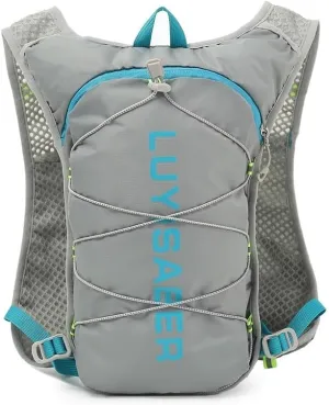 Hydration Pack - Lightweight Running Hydration Backpack for Men Women Hydration Backpack with Storage for Cycling, Hiking, Running, Climbing,Camping, Biking(Gray)