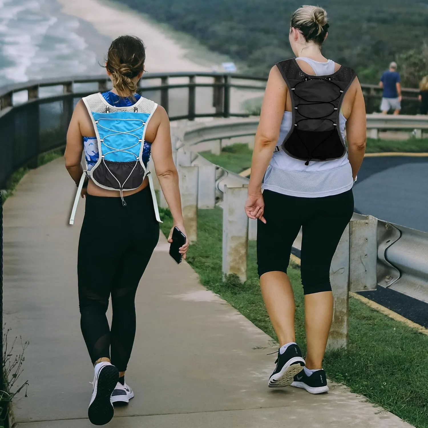 Hydration Running Vest Ultra-Lightweight for Women Men [2025 Upgraded], Breathable All-Weather Water Vest Hiking Backpack, Adjustable Water Backpack for Hiking, Cycling, Trail Marathon Race