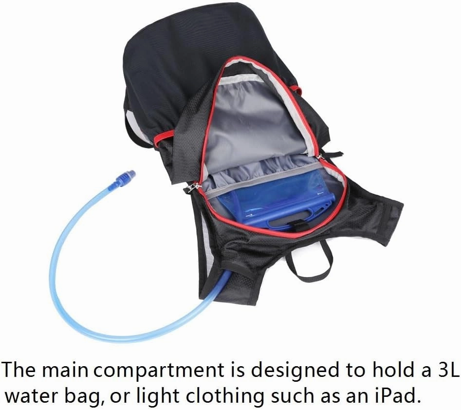 Hydration Pack - Lightweight Running Hydration Backpack for Men Women Hydration Backpack with Storage for Cycling, Hiking, Running, Climbing,Camping, Biking(Gray)