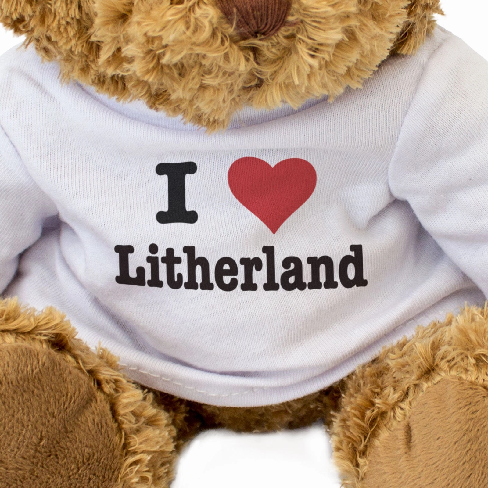 I LOVE LITHERLAND - Teddy Bear - Cute Cuddly Soft Adorable - Gift Present