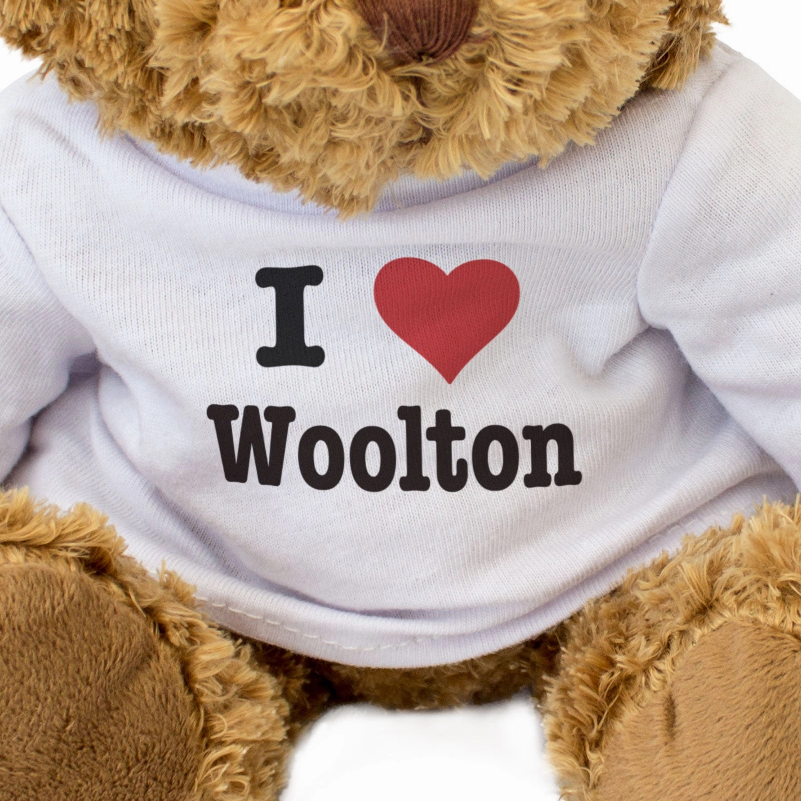 I LOVE WOOLTON - Teddy Bear - Cute Cuddly Soft Adorable - Gift Present