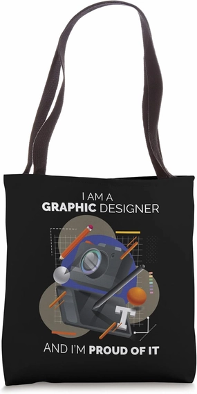 I'm A Graphic Designer And I'm Proud Of It Graphic Designing Tote Bag