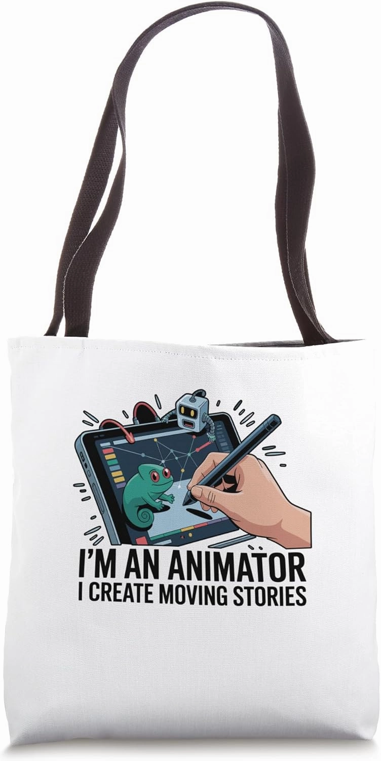 I'm An Animator I Create Moving Stories Animation Animate Tote Bag