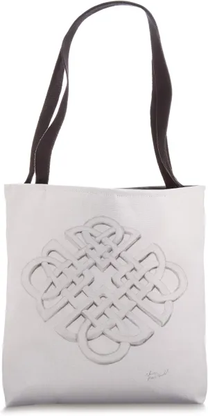 Infinite Celtic Knot Drawing Tote Bag