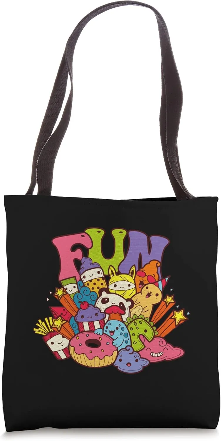 It Fun For Doodling Visual Drawing Doodle Art Tote Bag