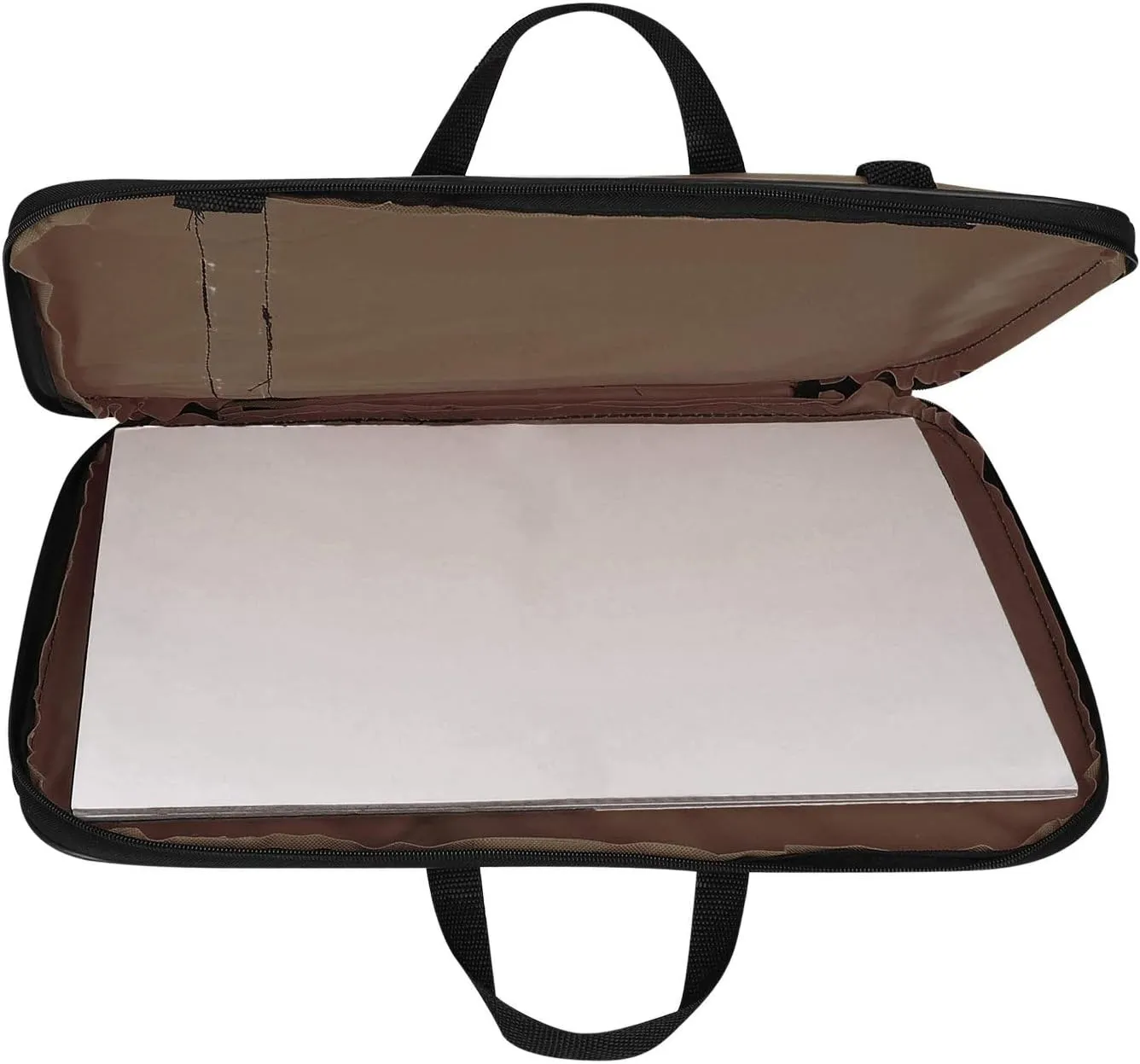 ITODA A3 Art Portfolio Carry Case Bag Drawboard Tote Handheld Storage Portable Shoulder Lightweight Box for 8k Sketch Pad Artist Drawing Painting Supplies