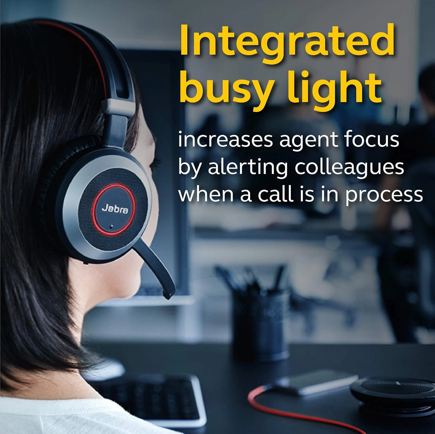 Jabra Evolve 80 MS Stereo USB-C Wired Headset/Music Headphones