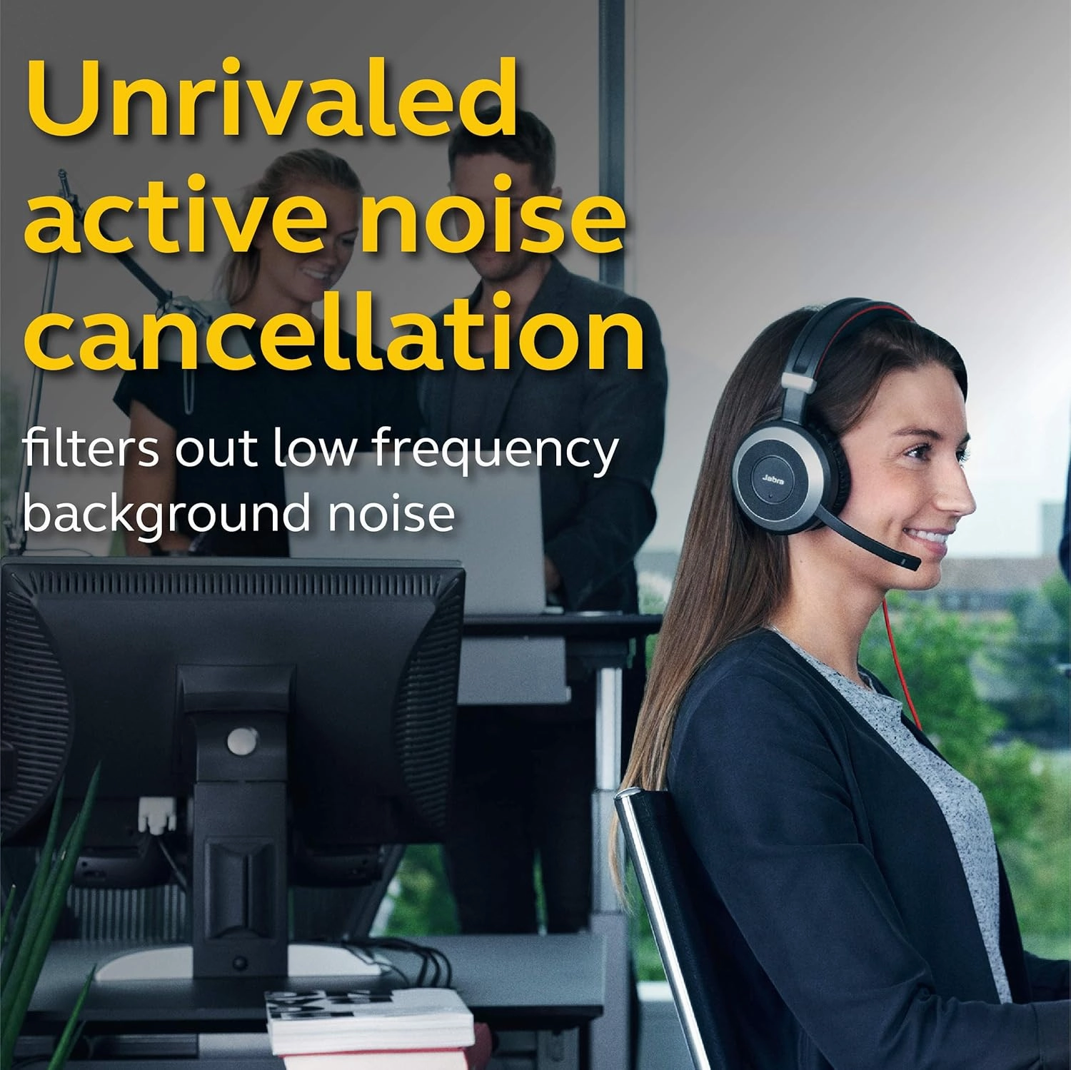 Jabra Evolve 80 MS Stereo USB-C Wired Headset/Music Headphones