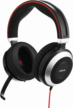 Jabra Evolve 80 MS Stereo USB-C Wired Headset/Music Headphones