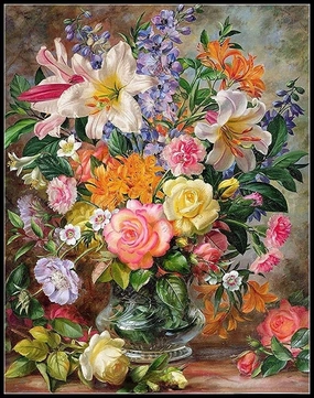 Jigsaw Puzzles The Glory of Summertime Colorful Flowers in Vase Wooden Puzzles for Adults 1000 Piece Kids Puzzles Toys Gift Family 29.5''x19.6''