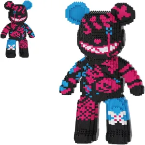 Jinx Graffiti Bear Brick Micro Building Blocks Set(3688Pieces) Animal Winktoys Blocks Bear Building Blocks Gift for Adult