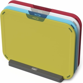 Joseph Joseph Duo 4-piece Cutting Board Set with Storage Stand