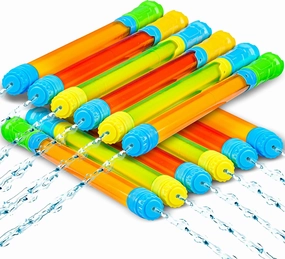 JOYIN 12 Pack Water Soaker Bulk, 16.5” Summer Blasters Squirt Guns for Kids Outdoor Swimming Pool, Backyard, Beach Game Water Fighting Play Toys