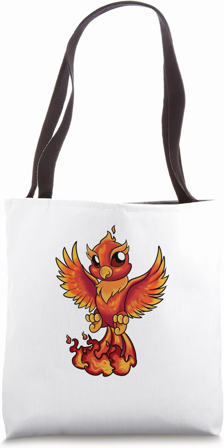 Kawaii Phoenix Tote Bag