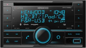 Kenwood Excelon DPX795BH Double DIN Bluetooth in-Dash Car Stereo CD Receiver with Amazon Alexa Compatibility