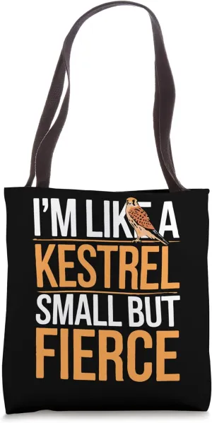 Kestrel Birder Small But Fierce American Kestrel Tote Bag