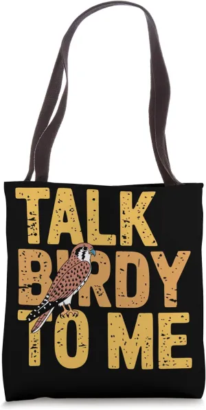 Kestrel Pun Birding Bird Watching Funny Kestrel Tote Bag