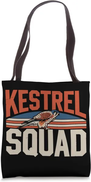 Kestrel Squad American Kestrel Lover Birding Kestrel Tote Bag