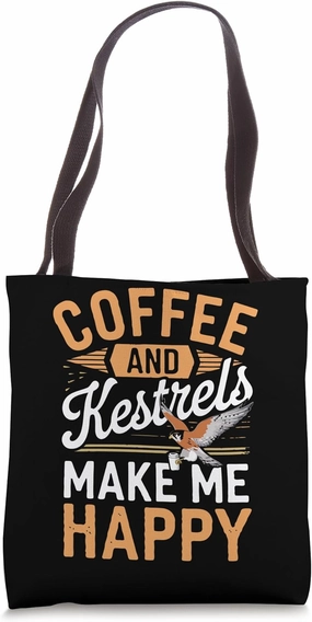 Kestrel Lover Birder Coffee Birdwatching American Kestrel Tote Bag