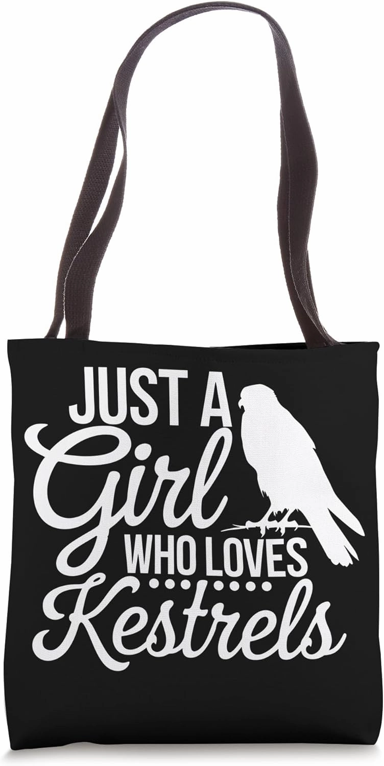 Kestrel Lover Birding Girl Loves Kestrels Tote Bag