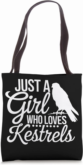 Kestrel Lover Birding Girl Loves Kestrels Tote Bag