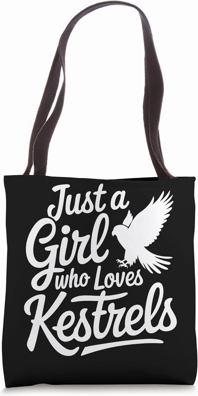 Kestrel Lover Just A Girl Who Loves Kestrels Tote Bag