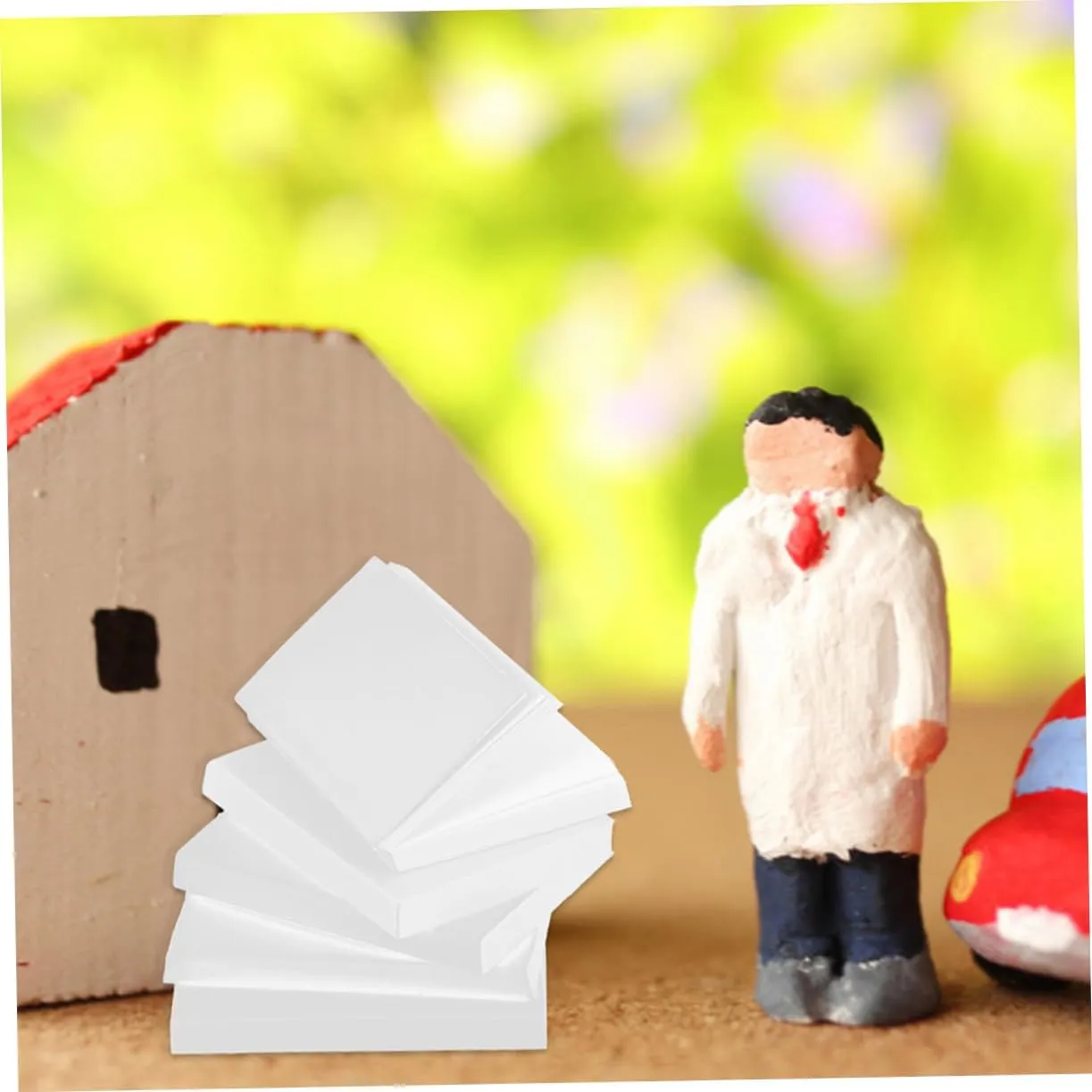 KESYOO 4sets 60pcs Scale Dollhouses for Study Scene Micro Landscapes Compact Lightweight 60pcs*4