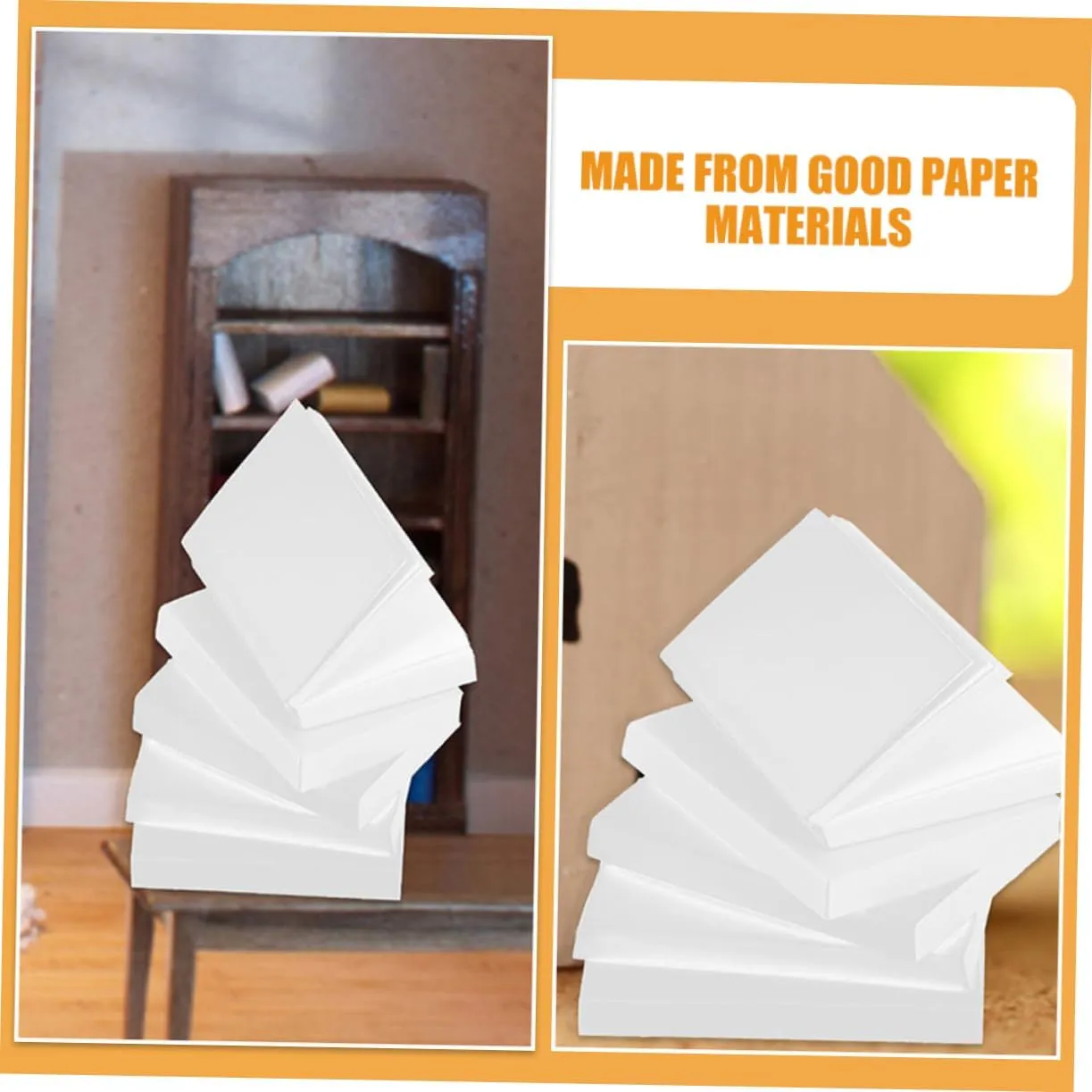 KESYOO 4sets 60pcs Scale Dollhouses for Study Scene Micro Landscapes Compact Lightweight 60pcs*4