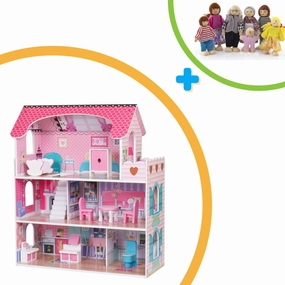 Kids Explore Bonnie Doll House with Accessories