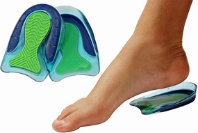 KidSole Sport Shock Absorbing Lightweight Gel Heel Cups for Kid's with Sensitive Heels, Heel Spurs, Plantar Fasciitis, or Ankle Pain (Kids' Size 11-2)…