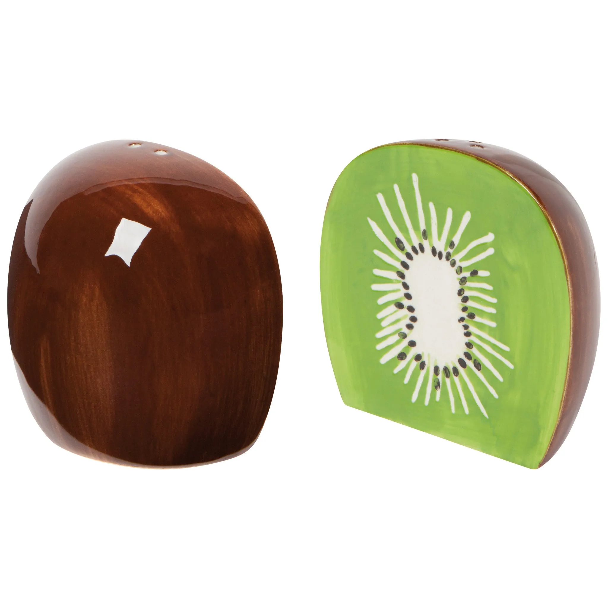 Kiwi Salt and Pepper Shakers Set of 2