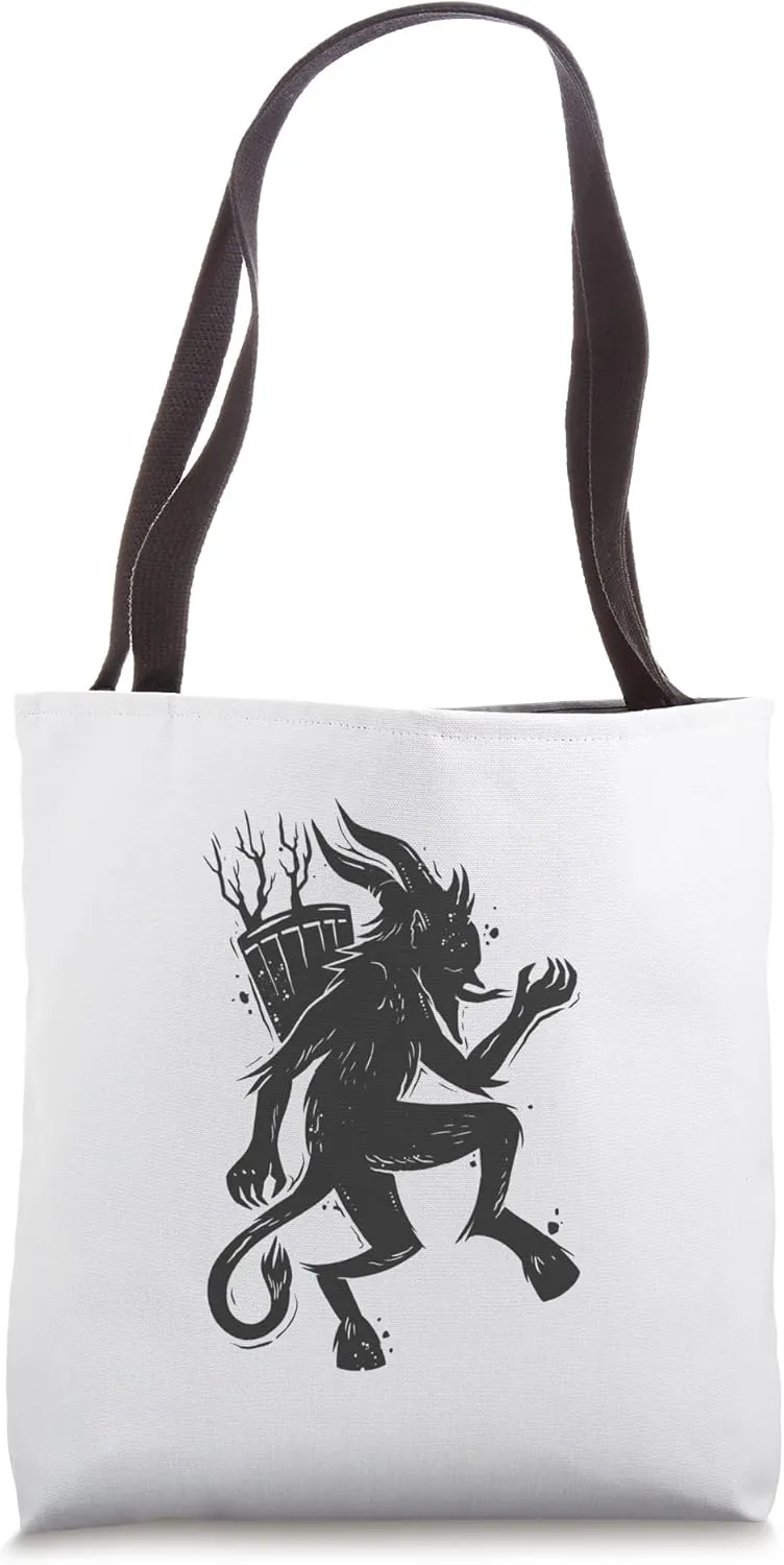 Krampus Anti Christmas Folklore Mythological Creatures Tote Bag