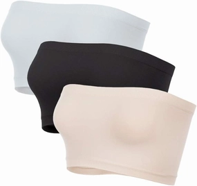 Kurve Seamless Bandeau Tube top - UV Protective Fabric, Rated UPF 50  (Non-Padded) -Made in USA-