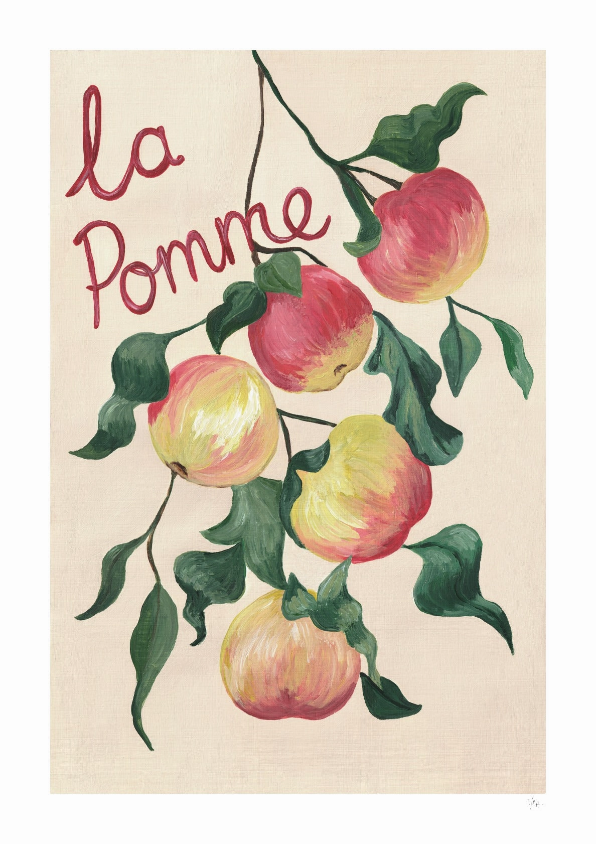 La Pomme Apples Print