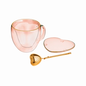 Ladelle | Amour 3pc Tea Set | Pink